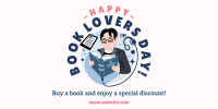 Book Lovers Day Sale Twitter Post