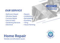 Repair Service Postcard