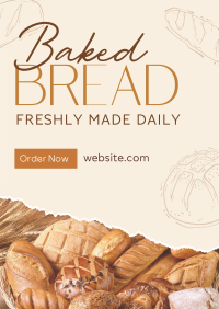 Baked Bread Bakery Flyer