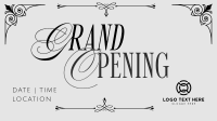 Elegant Ornament Grand Opening Animation