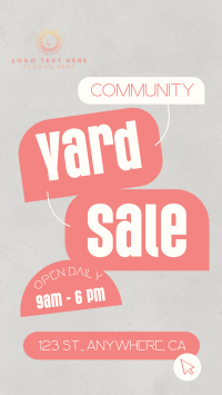 Community Yard Sale Thrift Instagram Story