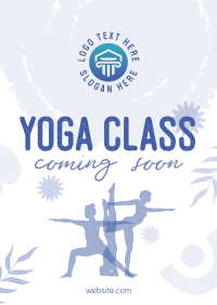 Yoga Class Coming Soon Flyer