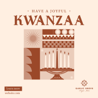 Geometric Kwanzaa Instagram Post Image Preview