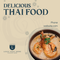 Authentic Thai Food Instagram Post