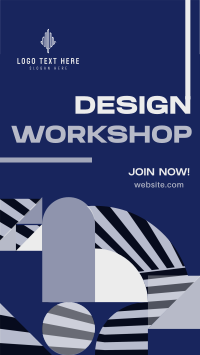 Modern Abstract Design Workshop TikTok Video