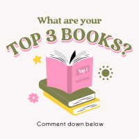 Cute Favorite Books Linkedin Post