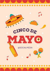 Cinco De Mayo Greeting Flyer