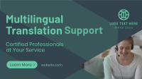 Multi-Language Support Animation