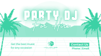 Synthwave DJ Party Service Animation