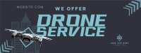 Drone Photography Service Facebook Cover Design