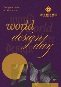 Contemporary Abstract Design Day Poster