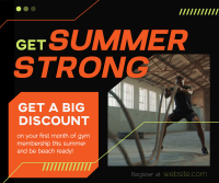 Summer Fitness Promo Facebook Post