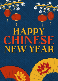 Oriental Chinese New Year Poster