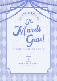 Mardi Gras Party Flyer