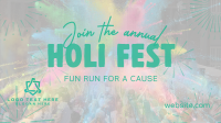 Holi Fest Fun Run Animation