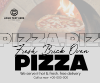 Hot and Fresh Pizza Facebook Post