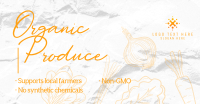 Organic Produce Facebook Ad