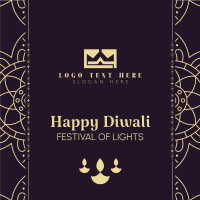 Happy Diwali Day Instagram Post Design