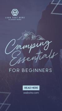 Your Backpack Camping Needs Facebook Story