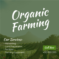 Farm for Organic Instagram Post