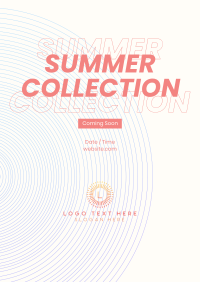 90's Lines Summer Collection Poster