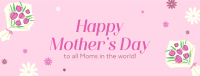 Mother's Day Bouquet Facebook Cover Image Preview