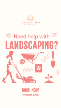 Flatlay Landscaping Service Facebook Story