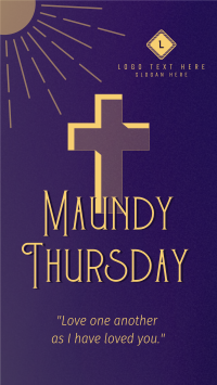 Holy Week Maundy Thursday Instagram Reel