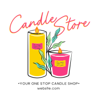 Candle Instagram Post example 3