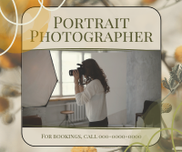 Modern Portrait Photographer Facebook Post