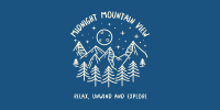 Midnight Mountain View Twitter Post