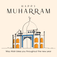 Minimalist Muharram Instagram Post