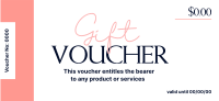 Online Shop Gift Certificate example 1