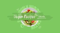 Vegan Salad Recipes YouTube Banner