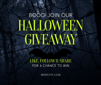 Haunted Night Giveaway Facebook Post