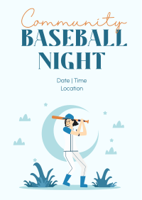 Baseball Girl Flyer