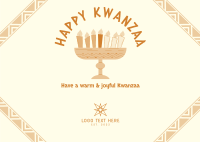 Kwanzaa Culture Postcard