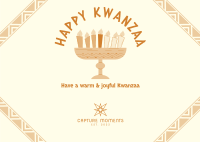 Kwanzaa Culture Postcard Image Preview