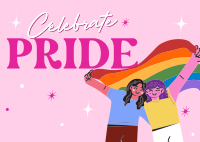 Pride Month Celebration Postcard