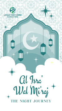 Al Isra wal Mi'raj Greeting Facebook Story