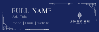 Elegant Art Deco Style Email Signature