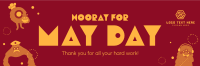 Hooray May Day Twitter Header Image Preview
