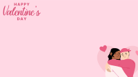 Valentines Couple Zoom Background Design