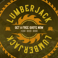 Rustic Master Lumberjack Instagram Post