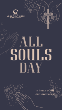 Prayer for Souls' Day Facebook Story