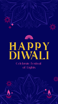 Happy Diwali Greeting Instagram Story