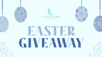 Minimalist Easter Egg Facebook Event Cover