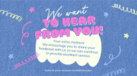 Quirky Feedback Reviews Animation