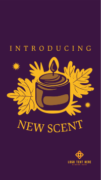 New Candle Scent Facebook Story