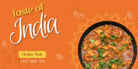 Taste of India Twitter Post